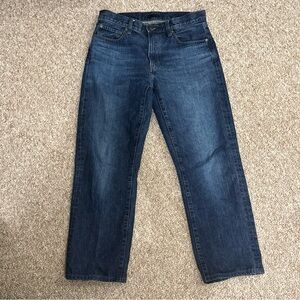 Uniqlo Men’s Regular Fit Straight Leg Blue Jeans Kaihara Size 31x27.5